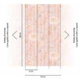 Fototapete Blumen rosa beige - Vliestapete Blumen Pflanzen Livingwalls - matt und glatt 