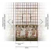 Fototapete Fabrikhalle creme braun - Vliestapete Architektur Livingwalls - matt und glatt 