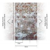 Fototapete Steinwand beige grau - Vliestapete Industrial Livingwalls - matt und glatt 