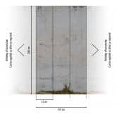 Fototapete Betonwand grau beige - Vliestapete Industrial Livingwalls - matt und glatt 