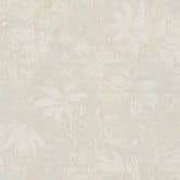 Botanical wallpaper beige light blue - floral pattern wallpaper discreet - non-woven wallpaper 
