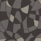 Tapete Vintage Design Schwarz Beige - Schlafzimmer Vliestapete 