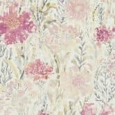 Papier peint fleuri Aquarelle pastel rose - papier peint intissé floral - romantique 