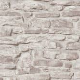 tapet med steneffekt beige grå - industrielt stentapet - non-woven tapet 