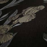 Daniel Hechter Vliestapete Blumentapete floral schwarz, grau, braun 