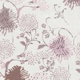 bloemen behang abstract wit paars - bloemen behang - natuurlijk woonkamer behang 
