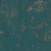 Tapete mit Bastmuster Gold Blau - Vliestapete mit Metallic-Effekt -Strukturtapete 