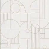 Livingwalls Art Déco Tapete My Home My Spa Vliestapete Feminine Powdery Home weißgrau, gold 
