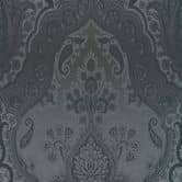 Livingwalls Paisley Tapete My Home My Spa Vliestapete Romantic Home schwarz, dunkelgrau, gold 