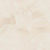 Tapete Floral - Vliestapete Blätter PVC-Frei von A.S. Création Beige Weiß Natur 386633 