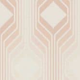Retro-Tapete Creme Beige - Vintage Vliestapete abstrakt - Mustertapete Strukturtapete 