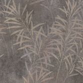 Florale Tapete Grau Beige - Natur-Tapete im Landhaus-Stil - Vliestapete Schlafzimmer Flur 