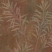 papier peint fleurs marron beige - papier peint naturel style campagne - papier peint intissé chambre bureau 
