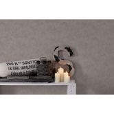 Livingwalls Vliestapete Metropolitan Stories Francesca Milano Unitapete einfarbig grau, metallic 