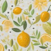 Papier peint fruits citron orange vert - Papier peint intissé moderne multicolore - cuisine & salle à manger 