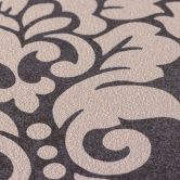 Livingwalls Vliestapete Trendwall Tapete mit Ornamenten barock beige, metallic, schwarz 