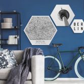 Hexagon - Alu-Dibond - Typografie Berlin 