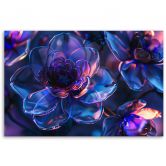 Leinwandbild, Granatapfelblumen - 3D Tiefe 