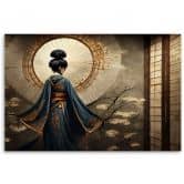 Leinwandbild, Japanische Geisha 