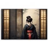 Leinwandbild Japanische Geisha 