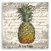 Leinwandbild, Vintage Ananas 