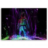 Leinwandbild, Neonspieler 