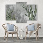 Leinwandbild 3 teilig, Großer Wüstenkaktus 