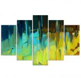 Leinwandbild 5 teilig, Abstrakt 