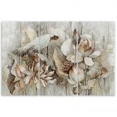 Leinwandbild 3 teilig, Saint Lotos Blumen 