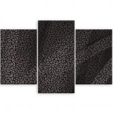 3-delige canvasprint, patroon met luipaardbontpatches 
