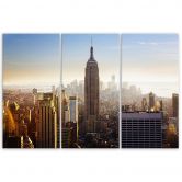 Leinwandbild 3-teilig, New York Stadt  
