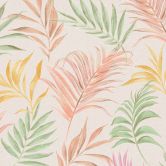 COSMOPOLITAN wallpaper with colorful leaves - floral non-woven wallpaper kitchen bedroom 