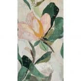 COSMOPOLITAN Wall Mural flower cream pink green used look non-woven wallpaper vintage look 