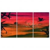 Leinwandbild 3-teilig, Japan Landschaft 
