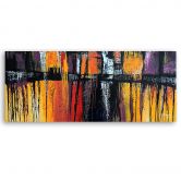 Canvasbillede, farverigt abstrakt 