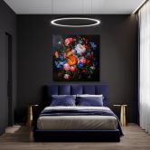 Leinwandbild Vintage Blumenstrauß 