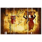Leinwandbild 3-teilig, Afrikanische Frauen 