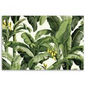 Canvas Schilderij, Groene bananenbladeren 