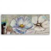 Leinwandbild, Blumen Aquarell 