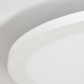 LED Panel Deckenleuchte Aaron, weiß, 40 x 5,9 cm, dimmbar, rund 