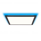 Deckenleuchte Albert, schwarz, 39,6 x 39,6 cm, LED Panel, dimmbar 