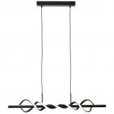 Pendelleuchte Alexander, schwarz, 150 x 95,5 cm, Pendellampe 