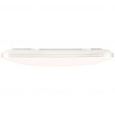 Wand- und Deckenleuchte Amelie, silber, weiß, 54 x 54 cm, Deckenlampe 