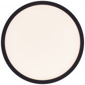 Aufbaupaneel Claire, schwarz, Ø 29,4 cm, Innenleuchte, Warmweiß 