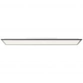 Deckenleuchte Clara, schwarz, 100 x 25 cm, Metall LED Deckenleuchte, Neutralweiß 