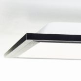 Deckenleuchte Clara, schwarz, 100 x 25 cm, Metall LED Deckenleuchte, dimmbar 