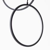 Pendelleuchte Elea, schwarz, 150 x 44,9 cm, Metall Lampe 