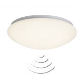 Wand- und Deckenleuchte Friedrich, weiß, ⌀32 cm, Deckenlampe, dimmbar 