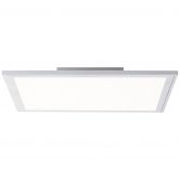 Deckenleuchte Gloria, silber, 39,5 x 39,5 cm, LED Panel, dimmbar 