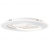 Deckenleuchte Haily, weiß, 49,5 x 6 cm, LED-Deckenleuchte, dimmbar 